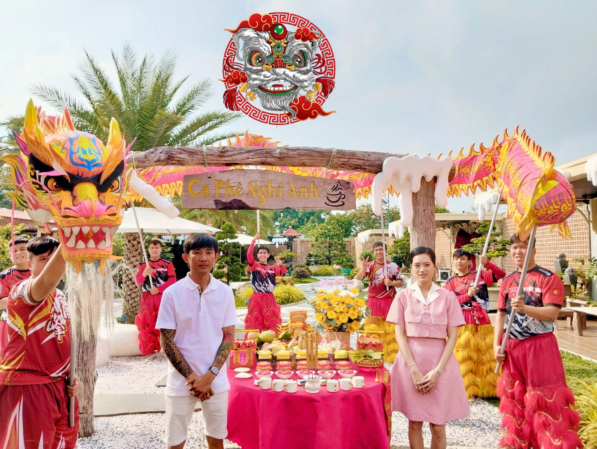 Thuê múa lân khai trương trọn gói tại Đức Anh Đường