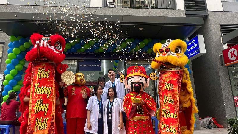 Quy trình múa lân tại Đức Anh Đường