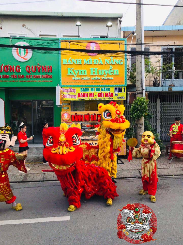 Quy trình múa lân tại Đức Anh Đường