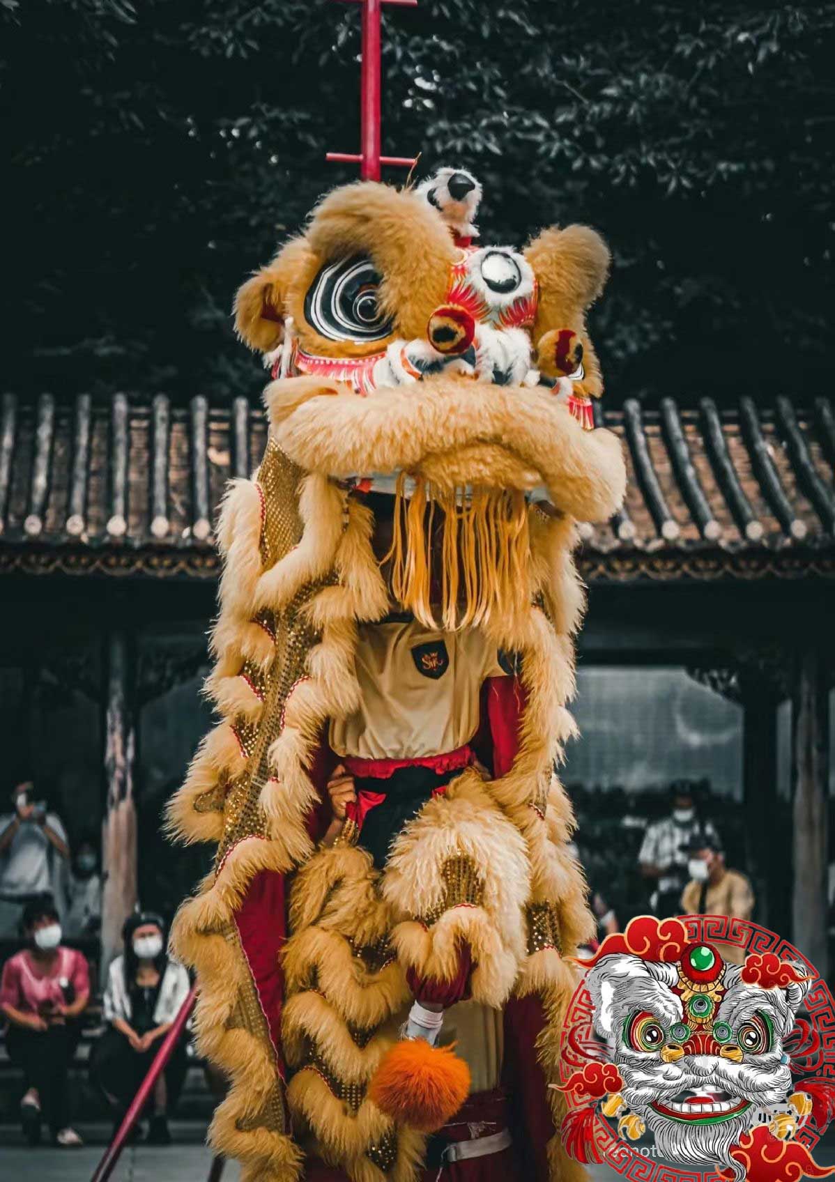 Hiếu Nghĩa Đường chuyên múa lân khai trương Hai Bà Trưng