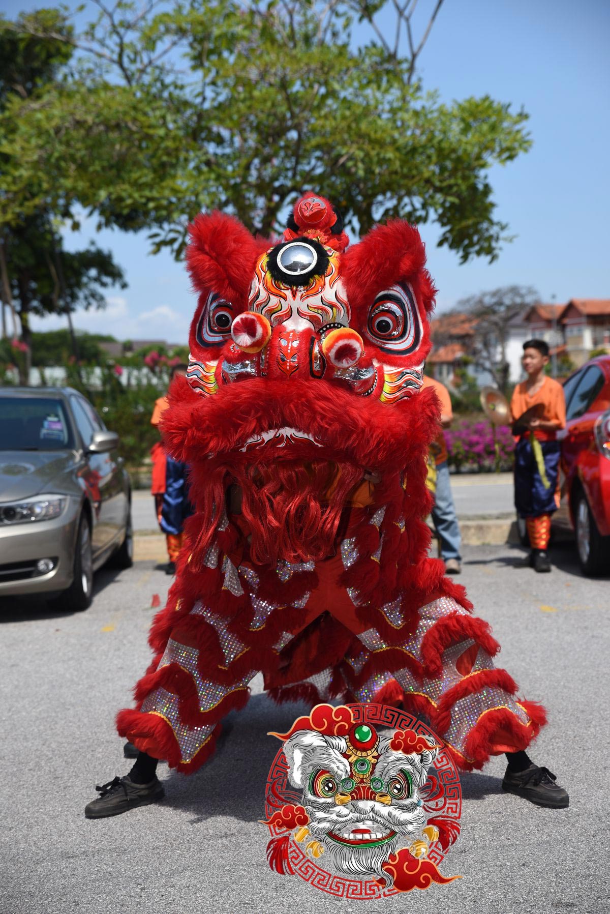 Quy trình múa lân khai trương Bắc Từ Liêm